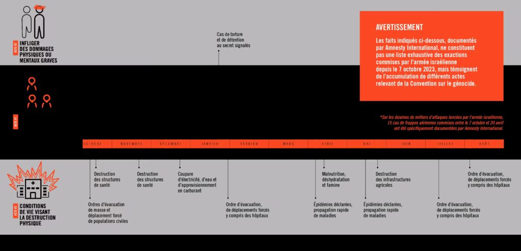 graphique tiré du rapport d'Amnesty